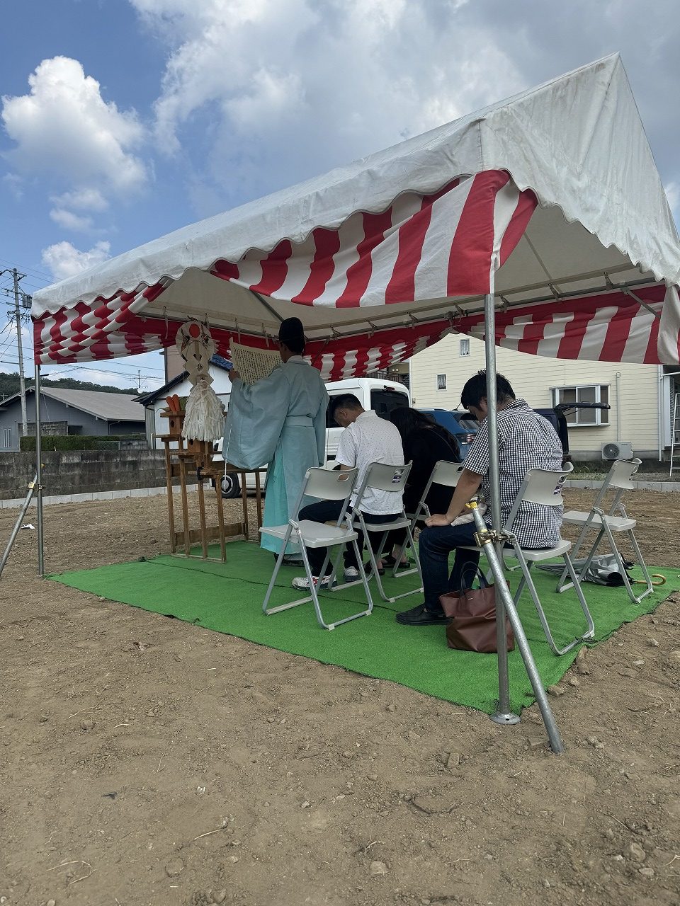 祝　地鎮祭　各務原市　Ｓ様邸 | 地鎮祭